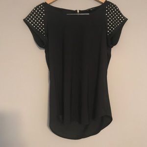 Trendy black and gold Express shirt